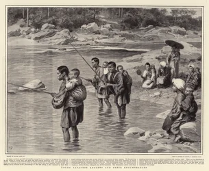 Unga japanska sportfiskare och deras svårigheter